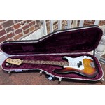 Pre Loved Fender Highway 1 Precision Bass Modified Sunburst Inc Hiscox Case