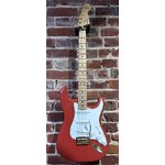 Pre Loved Fender Limited Edition Player Stratocaster Fiesta Red Gold Hardware Inc Hard Case