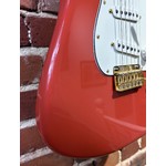 Pre Loved Fender Limited Edition Player Stratocaster Fiesta Red Gold Hardware Inc Hard Case