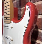 Pre Loved Fender Limited Edition Player Stratocaster Fiesta Red Gold Hardware Inc Hard Case