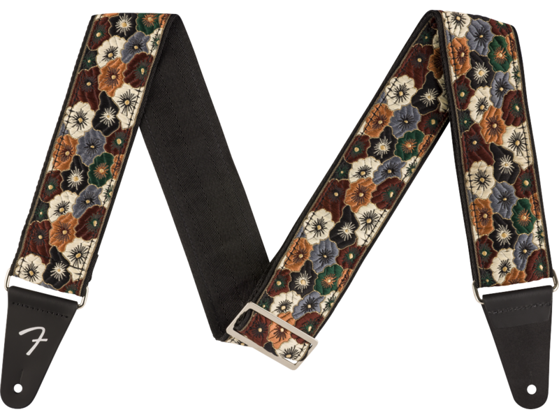 Fender Wild Bloom Strap, Brown, 2"