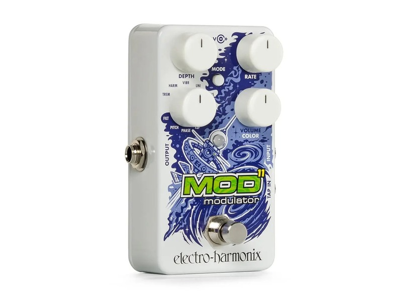 The EHX Mod 11 is packed with 11 different modulation effects that range from classic to exotic plus advanced functionality all in a compact pedal