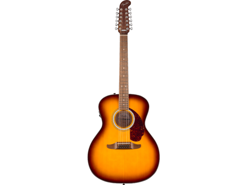 Fender California Deluxe Villager E, Walnut Fingerboard, Honey Sunburst