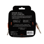 Ernie Ball Flex Cable Straight 10ft/3.05m  Orange