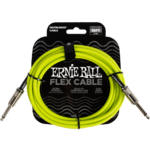  Ernie Ball Flex Cable Straight 10ft/3.05m - Green