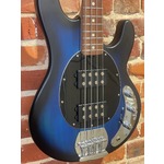 Pre Loved Ernie Ball Sterling by Music Man SUB Series RAY4 HH Pacific Blue Burst Satin