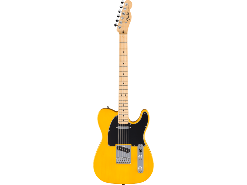 Fender Standard Telecaster, Maple Fingerboard, Black Pickguard, Butterscotch Blonde