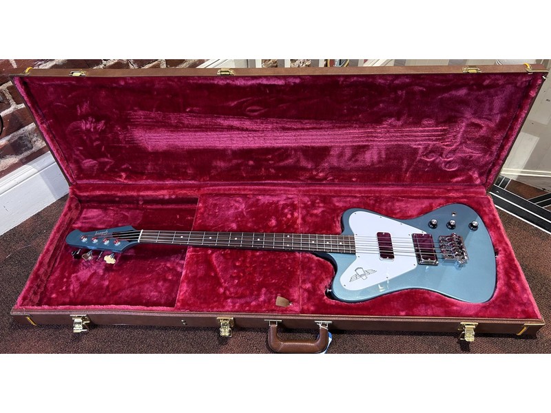 Pre Loved Gibson Thunderbird Non Reverse Pelham Blue Inc Hard Case