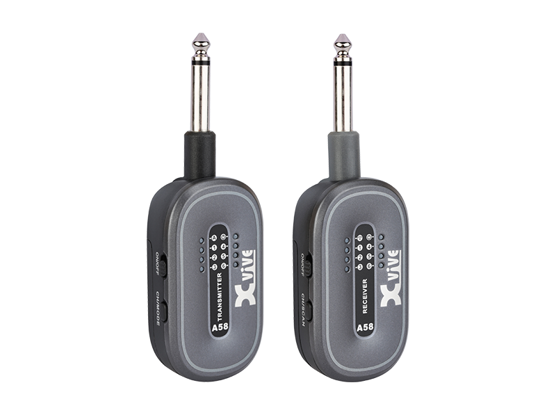 XVIVE A58 Guitar Wireless System, 5.8GHZ, Grey