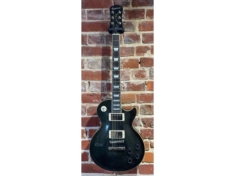 Pre loved Epiphone Les Paul 1960 Tribute Plus Midnight Ebony with Epiphone Case