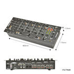 Citronic CDM8:4USB 4 Channel 19" DJ Mixer