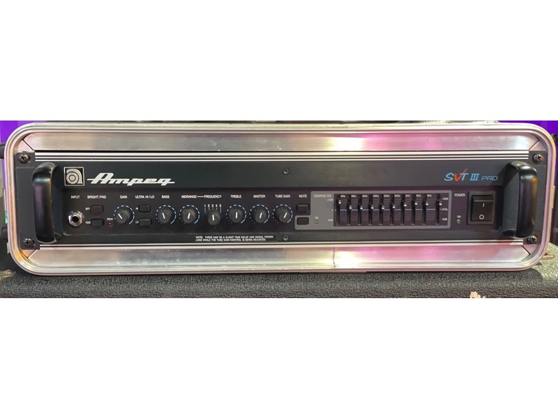 Pre Loved Ampeg SVT III Pro Bass Amp Head inc SKB Case