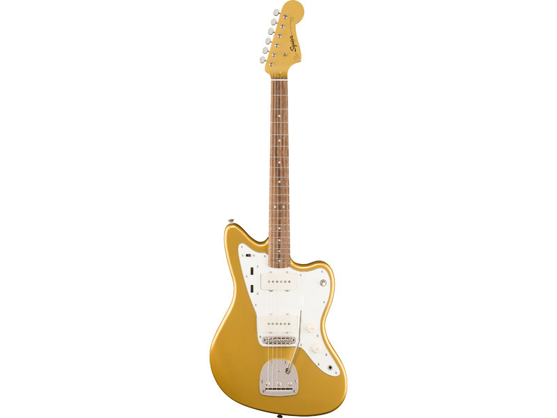 Squier FSR Classic Vibe '60s Jazzmaster, Laurel Fingerboard, Parchment Pickguard, Matching Headstock, Aztec Gold