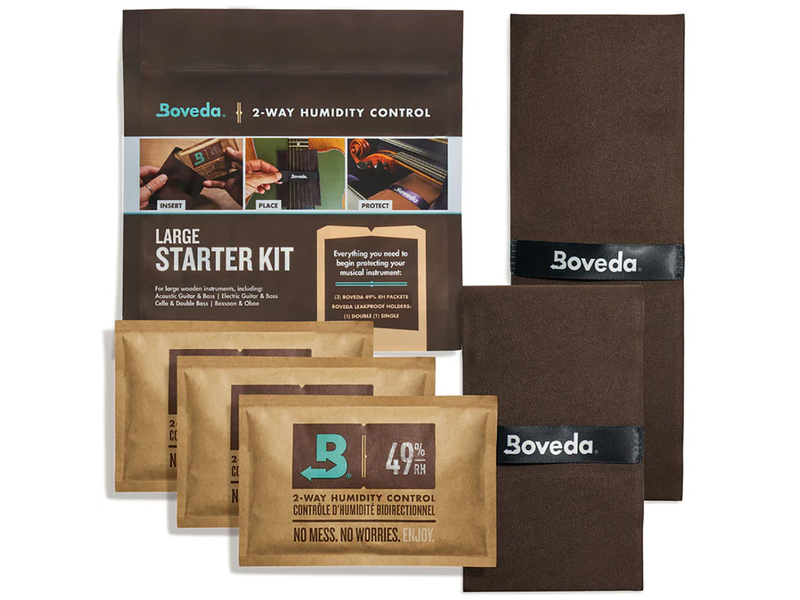 Boveda 49% Size 70 Kit - Large for Acoustic Guitar & Bass / Cello