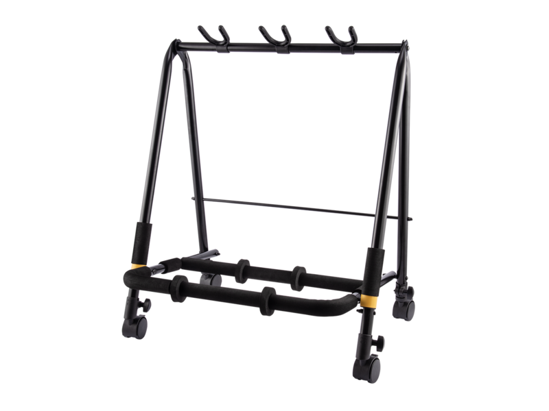 Hercules 3 Guitar Display Stand with Optional Castors