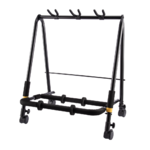 Hercules 3 Guitar Display Stand with Optional Castors