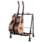 Hercules 3 Guitar Display Stand with Optional Castors