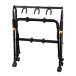 Hercules 3 Guitar Display Stand with Optional Castors