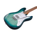 Ibanez AZ22S1F-TXB - Standard Transparent Turquoise Burst