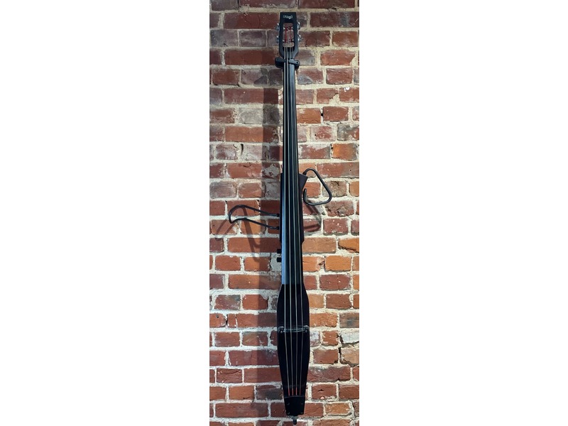 Pre Loved Stagg EDB-3/4 Electric Upright Bass inc Hard Case