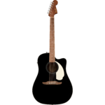 Fender California Standard Redondo™ CE, Spruce Top, Ivory Pickguard, Black