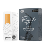 D'Addario Royal Hemke Organic Alto Saxophone Reeds, Strength 4.0, 10-pack