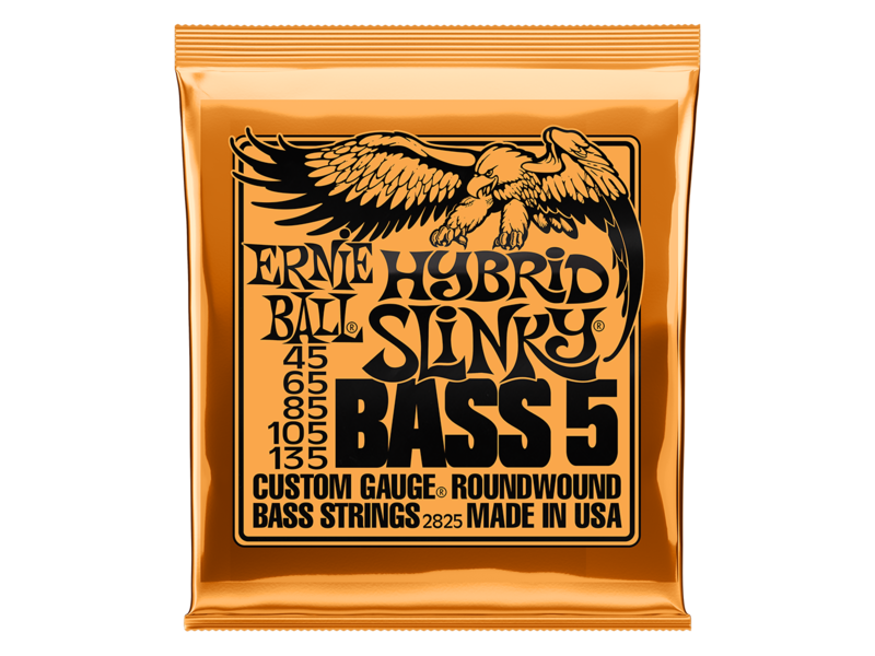 Ernie Ball Hybrid Slinky Bass 5-String Set 45-135