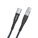 D'Addario Custom Series XLR Microphone/Powered Speaker Cable, XLR to XLR - 10ft.