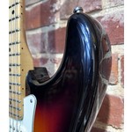 Pre Loved Fender American Deluxe Stratocaster Left Handed Sunburst Inc Hard Case