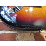 Pre Loved Fender American Deluxe Stratocaster Left Handed Sunburst Inc Hard Case