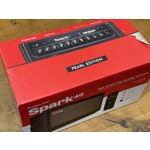 Pre Loved Positive Grid Spark 40 40-Watt 2x4" Modelling Guitar Combo - Pearl White Inc Carry Bag