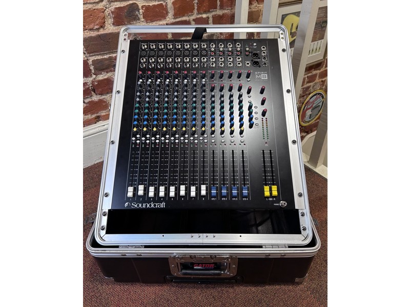 Pre Loved Soundcraft Spirit M8 Mixer with Gator Case