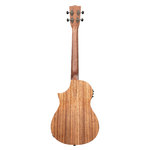 Kala Teak Tri-Top Baritone Ukulele with Cutaway EQ & Bag