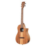 Kala Teak Tri-Top Baritone Ukulele with Cutaway EQ & Bag