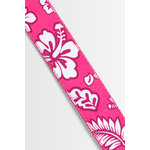 Kala Hibiscus Print Ukulele Strap - Pink