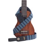 Kala Strap Stripe Ukulele - Blue