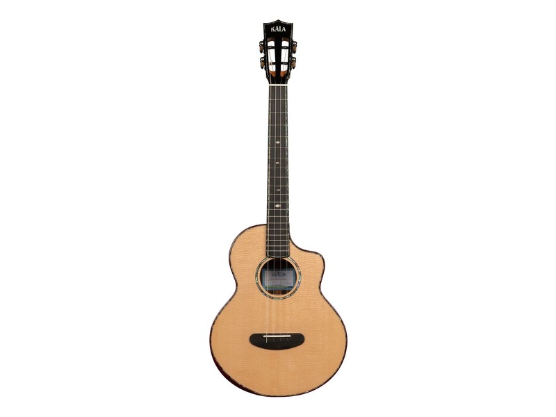Kala Contour Deluxe Series KA-CTD-SSRW-BG-C_W/BAG Baritone Ukulele