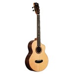 Kala Contour Series KA-CT-SSRW-BG-C Solid Spruce Top/Rosewood Baritone Cutaway Ukulele with gig bag