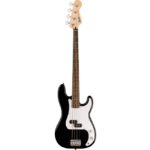 Squier Sonic Precision Bass, Laurel Fingerboard, White Pickguard, Black