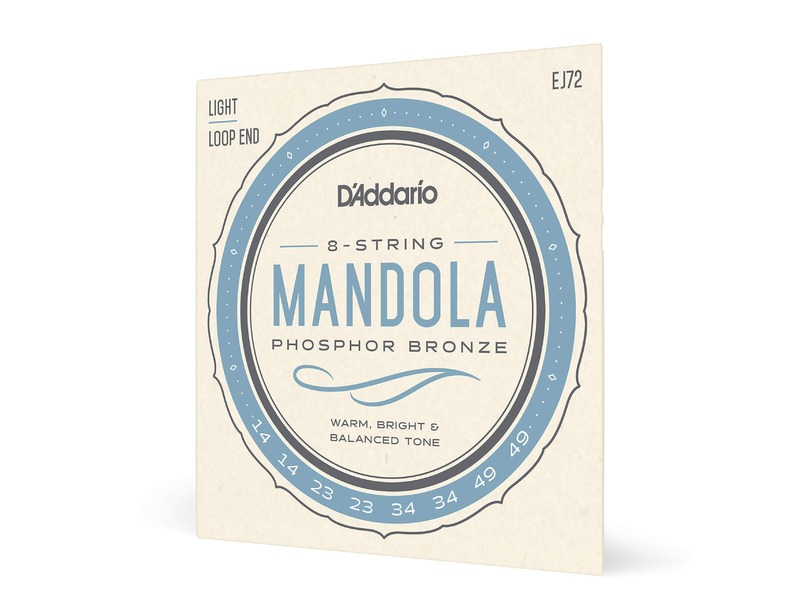 D'Addario EJ72 Phosphor Bronze Mandola Strings, Light, 14-49