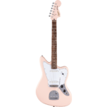 Squier FSR Affinity Jaguar, Laurel Fingerboard, White Pickguard, Matching Headstock, Shell Pink