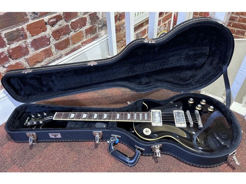 Pre Loved Epiphone Les Paul Standard Ebony Inc Hardcase