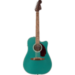 Fender California Deluxe Redondo CE, Walnut Fingerboard, Sherwood Green