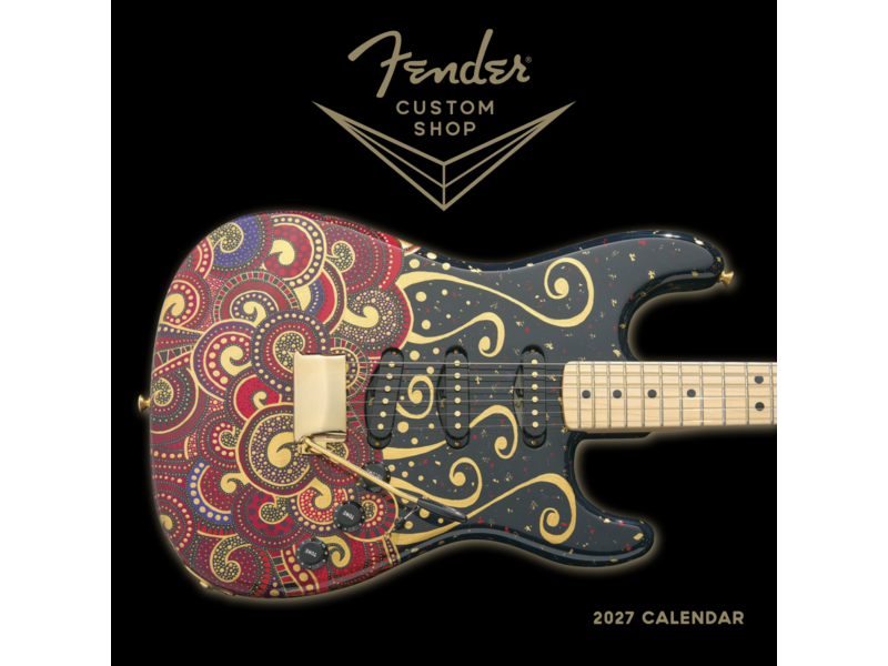 2027 Fender Custom Shop Calendar