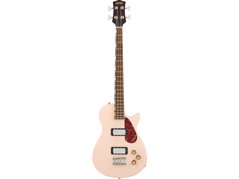 Gretsch Streamliner Jet Club Bass Single-Cut, Laurel Fingerboard, Shell Pink